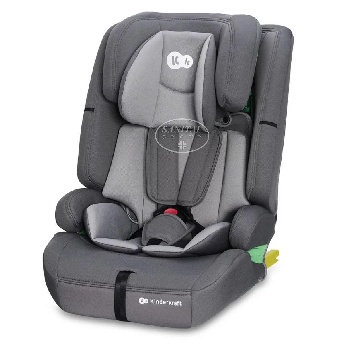 seggiolone auto 76-150 cm kinderkraft KINDERKRAFT SEGGIOLINO AUTO SAFETY FIX I-SIZE 76-15 GRIGIO - immagine 1